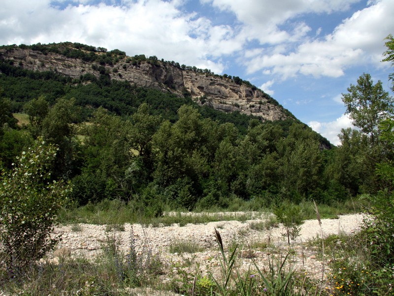 Monte Castellazzo, greto torrente Savena