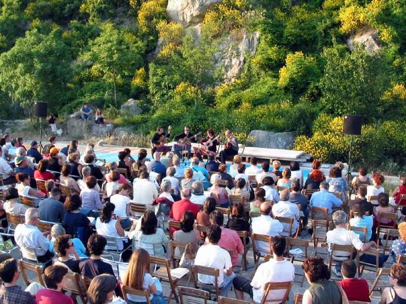 Concert at the sunset